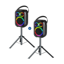 Blaupunkt Intensity Combo Dual Speaker Set With Tripods