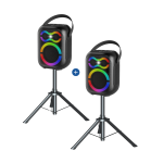 Blaupunkt Intensity Combo Dual Speaker Set With Tripods