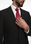 Black Textured Tie