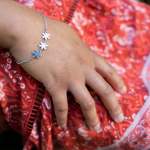 Flower Silver Chain Bracelet