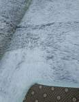 Smte Large Premium Fluffy Carpet rug Grey With Keychain