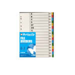A4 Bright board Divider A-z 16T Butterfly