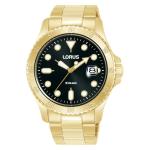 LORUS Sports Men& 39 S Quartz Watch Black Sunray Dial