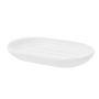 Oval Soap Dish 5 Durable Plastic With Raised Ridges For Bathroom