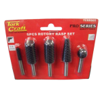 Tork Craft Rotary Rasp Set 5PC