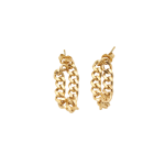 Versatile Gold Chain Earrings - Gold