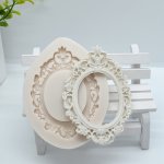 Fantasy Oval Frame Silicone Mold For Diy Cakes And Decorations - Kitchen Baking Supplies