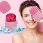 Ice Roller For Face And Eyes Ice Facial Roller Facial Beauty Ice Molder Skin Care Tools Silicone Ice Care Ice Tray Mold Roller Pink