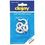 Cup Hook White 32MM A36