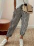 Stripe Print Harem Pants Casual Elastic Waist Baggy Pants For Every Day Women's Clothing