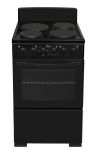 Univa 50CM 4 Solid Plate Black Electric Freestanding Stove - U405-1