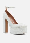 Kamilia Platform Heel - Silver