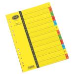 Bantex A4 Index 1-12 Division 5 Colours