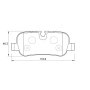 Kbc Brake Pads Rear For Land Rover Range Rover - Spares Direct