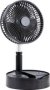 Foldable/extendable Pedestal Fan With Bluetooth Speaker Black