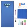 Note 9 Back Glass Blue