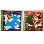 - Oversized Christmas Cards - Pack Of 10 Cards Red & Purple