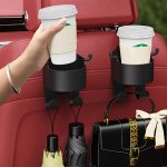 Car Seat Back Multifunctional Creative Water Cup Holder With Hook Car Drink Holder