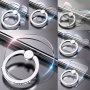 Flash Silvery Clear Finger Ring Mobile Phone Holder For All Phone Back Sticker Cartoon Stand Smartphone Accessories Foldable Bracket