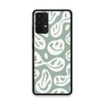 Custom Printed Tpu Cases - Samsung Galaxy A32 4G & 39 Green Smiley& 39 By