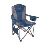OZtrail Titan Camping Chair 250KG - Comfortable & Durable Blue Arm Chair