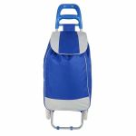 Grocery Shopping Trolley With Bag Blue