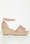 JAYDA3 Espadrille Wedge Heel - Rose Gold