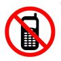 Sign Cellphone Prohibited Various Sizes
