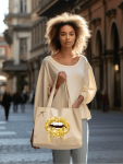 Golden Lips Tote