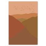 Colour Field Landscape Warm 2 Art Print - A3 No Frame Print Only