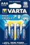Varta High Energy Alkaline Batteries Aaa Pack Of 4