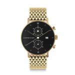 Chrono Black Woven Steel