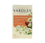 Yardley London Sensitive Skin Shea Buttermilk Bar Soap 4.0 Oz Pack Of 6