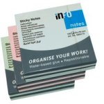 Pastel 75MM X 75MM 6 Pack - Self Stick Removable Notes In A Variety Of Sizes For Quick Convenient Notes.