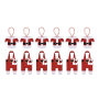 12-PIECE Santa Suit Cutlery Holder Set