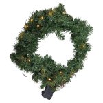 Traditional Christmas Wreath With Lights 40CM