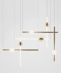 Escobar Gold XL Suspension Light