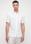 Ben Sherman Linen Shirt Short Sleeve - White