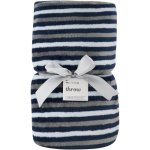 Clicks Melange Fleece Stripe Blanket