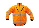 Pioneer Winter Bunny Jacket Zip Off Sleeve Orange