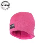 Girls Liefde Cuff Beanie - Pink