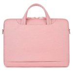 For 13.3-14 Inch Laptop Multi-function Laptop Single Shoulder Bag Handbag Pink