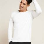 Boody Mens L S T-Shirt - White - M
