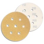 Binic 50PC B65 20% Ceramic Velcro Sanding Discs D150MM 7-HOLES P120 BIN003 7