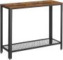 Lifespace Rustic Industrial 2 Tier Console Hall Table