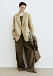 Oversized Blazer - Light Khaki Green