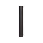 150MM Pipe 1000MM Black Single Wall