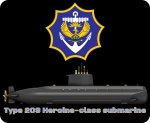 Type 209 Heroine-class Submarine Mouse Pad