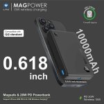 Lito Magpower 10000MAH Magnetic Wireless Power Bank Pd 20W + 15W Wireless