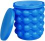 Portable Silicon Ice Cube Maker Bucket With Lid